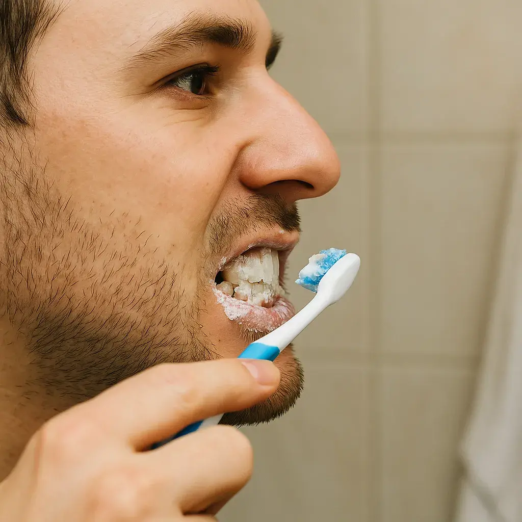 es bueno lavarse los dientes con bicarbonato