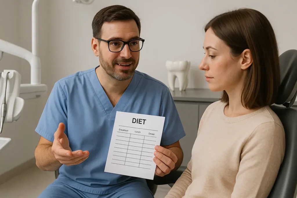 se pueden consumir lácteos después de una cirugía dental