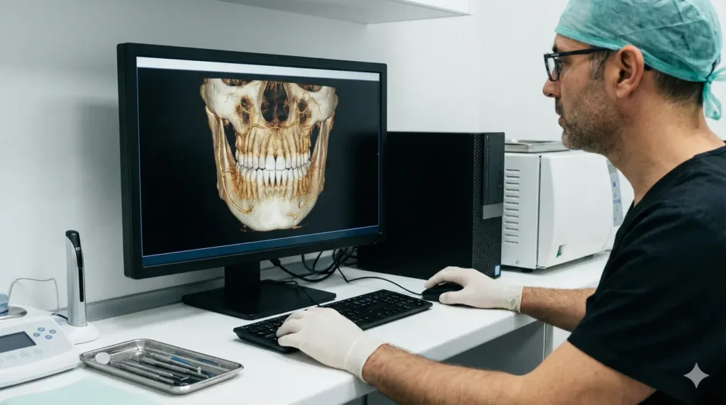 Por qué la tomografía dental es clave antes de un implante