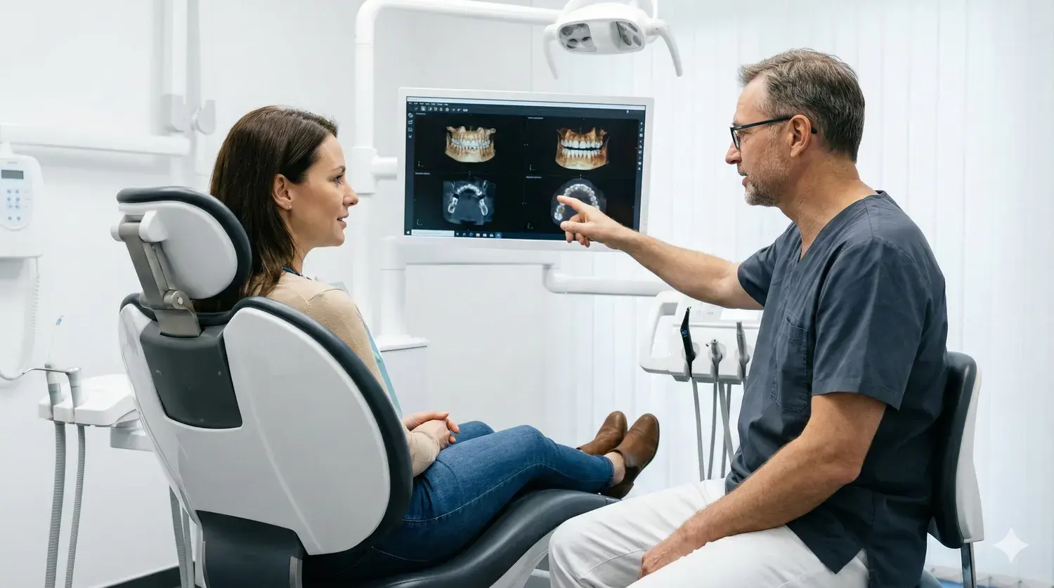 Por qué la tomografía dental es clave antes de un implante